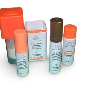 Drunk Elephant Glow & Go Travel Set C-Firma Serum D-Bronzi C-Tango Lot x3 Gift